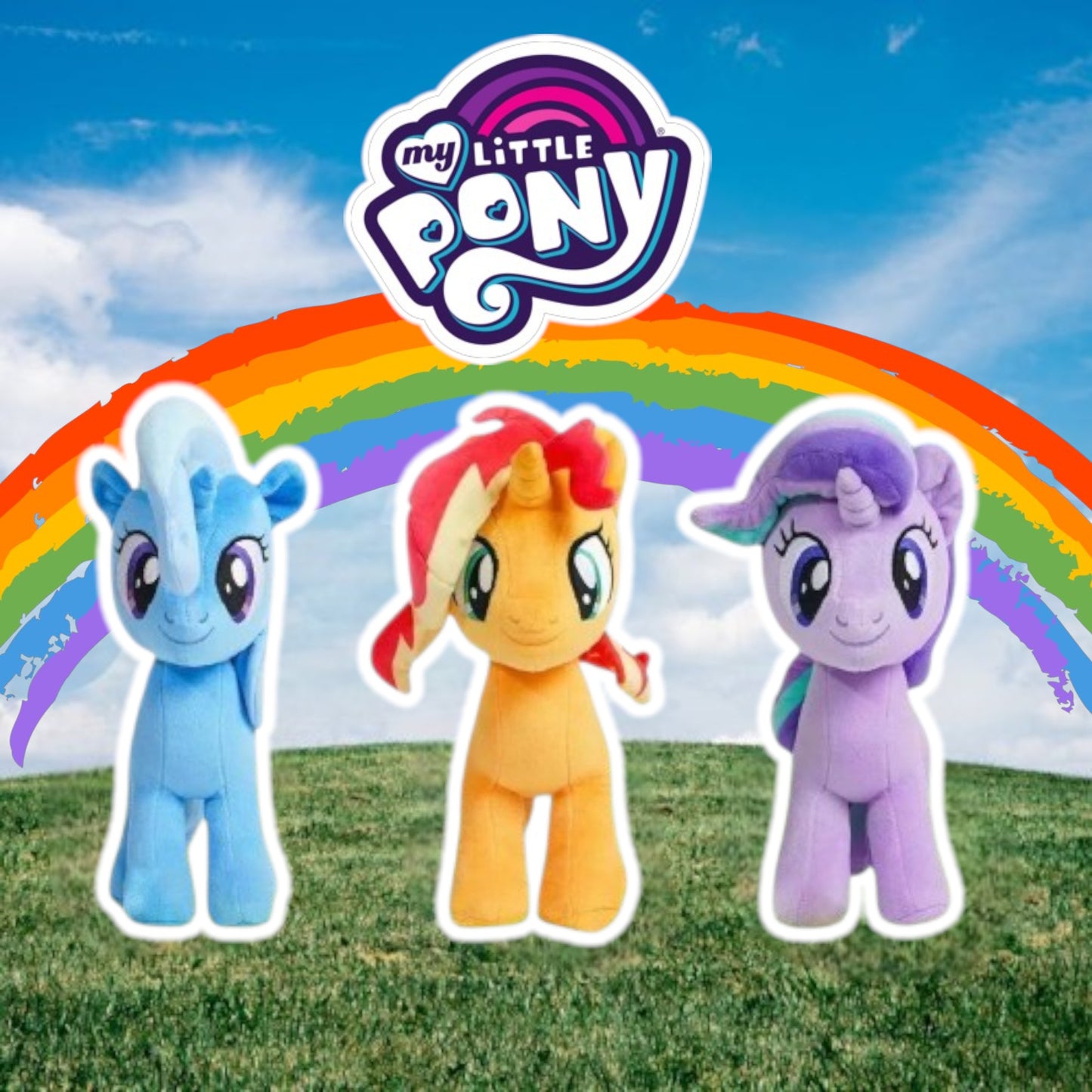 Friendship & Cuddles: 30 cm My Little Pony Plush (Trixie Lulamoon / Starlight Glimmer / Sunset Shimmer)