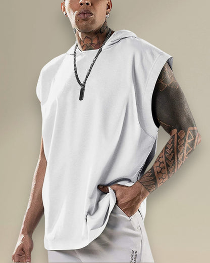 Men's Hooded Tank Top – Sleeveless Comfort with Streetwear Attitude