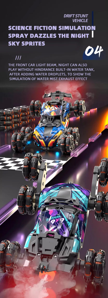 Morph-X: Six-Wheel RC Stunt Car for Ages 6–12