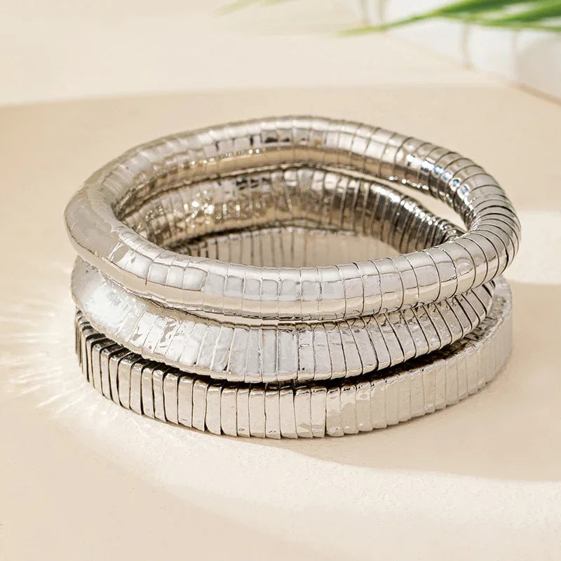 Modern Multi-Layer Stretch Bracelets