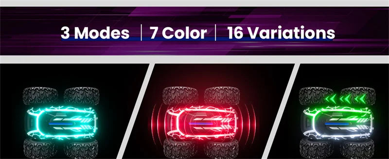 LumoTwist 1:22: Light-Show RC Stunt Car (Ages 6+)