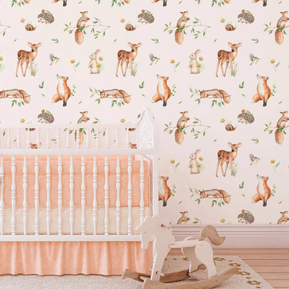 Kids Room Animal Wallpaper