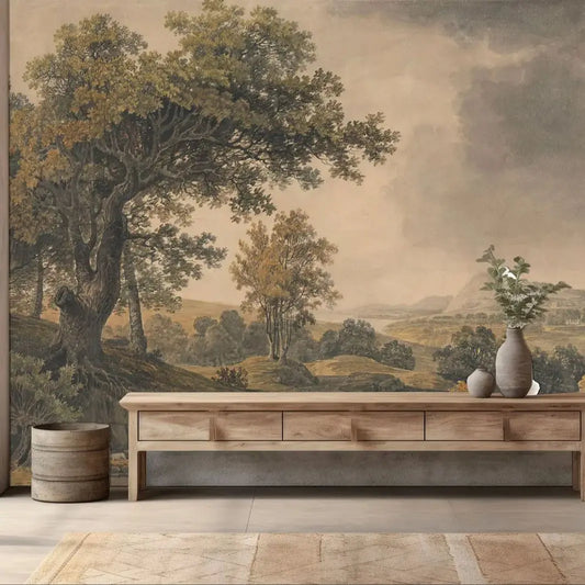 Vintage Landscape Wallpaper