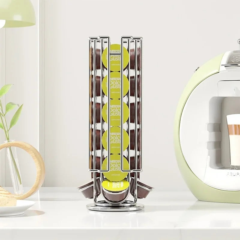 Rotating Coffee Capsule Holder (24 Capsules)