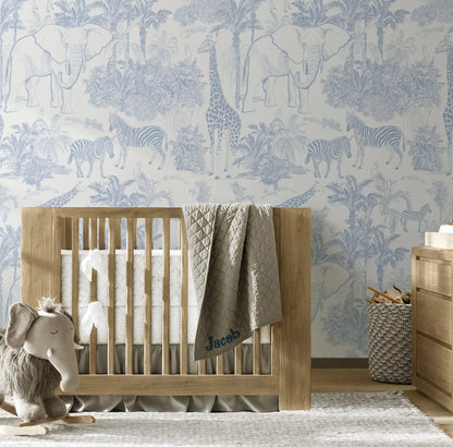 Vintage Safari Wallpaper