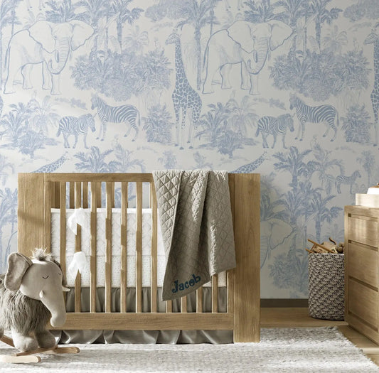 Vintage Safari Wallpaper