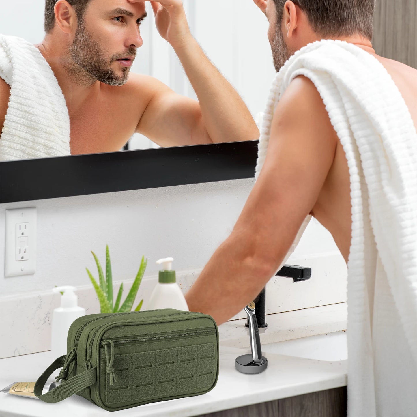 Field Dopp: Tactical Waterproof Toiletry Bag for Men