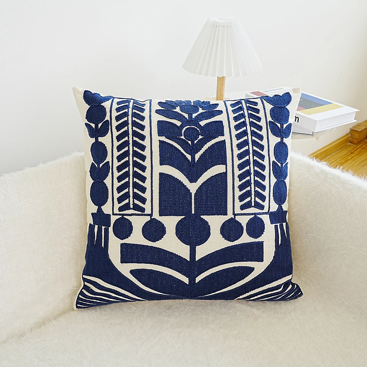 Heritage Thread: American-Style Embroidered Cushion Cover