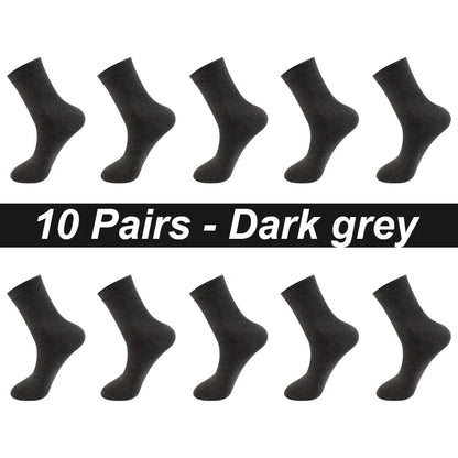 CoreCotton: 10-Pair Men’s Combed Cotton Socks
