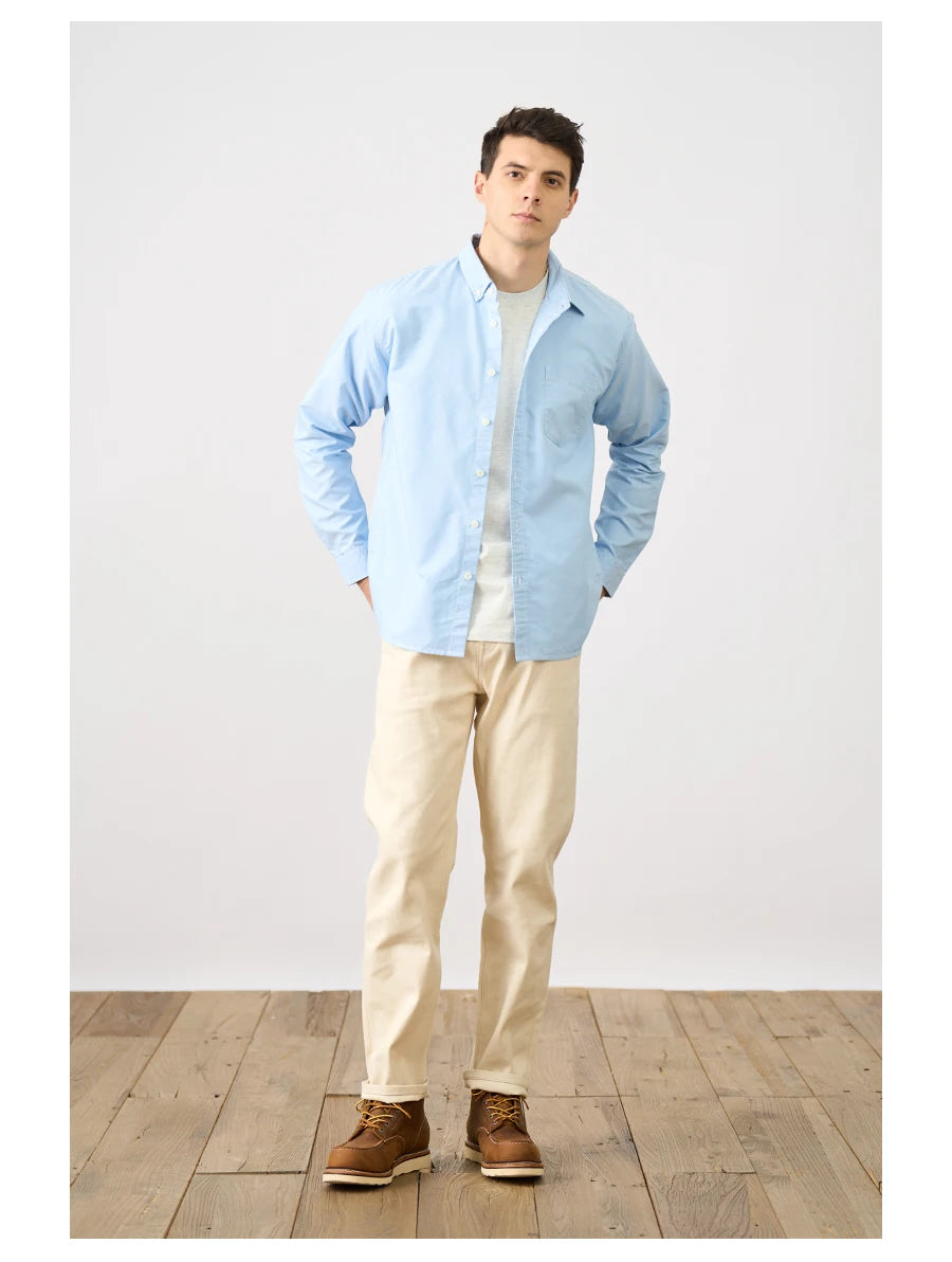 Men's Oversized Oxford Shirt – Refined Casual for Every Season