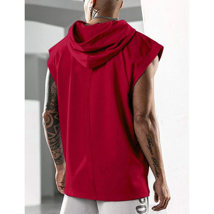 Men's Hooded Tank Top – Sleeveless Comfort with Streetwear Attitude