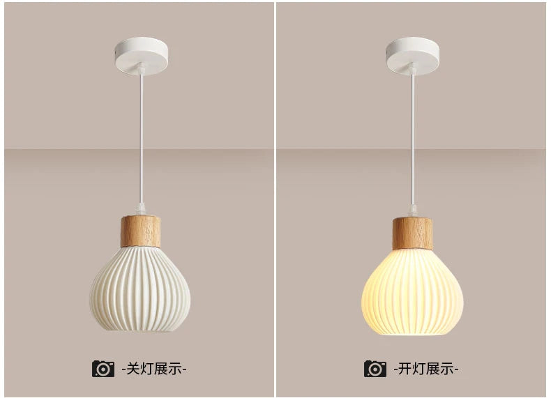 Art 3D Printing Chandelier Simple Modern Restaurant Light Net Red Cream Wind Bedroom Bedside Atmosphere bar Chandelier