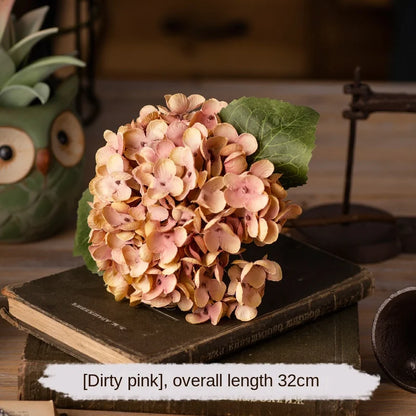 Soft Bloom: Silk Hydrangea Stem