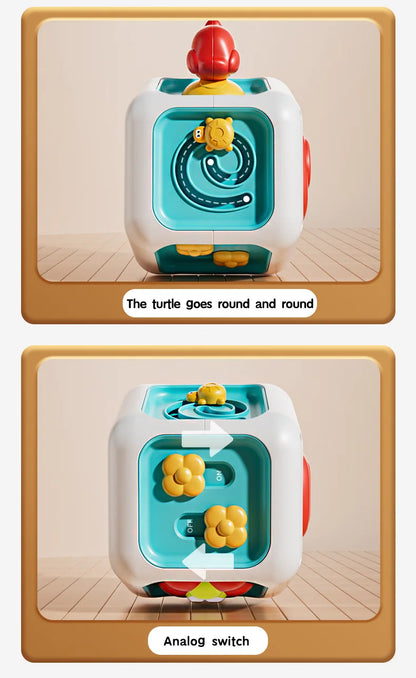 BusyCube 10-in-1: Montessori Sensory Lock-Box (Ages 3–6)