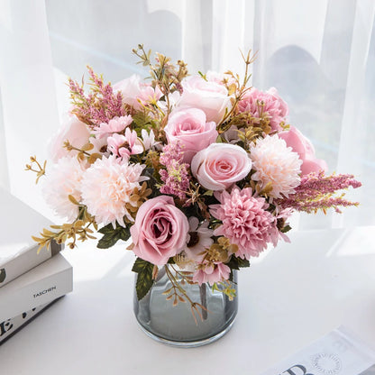 Peony & Rose Silk Bouquet