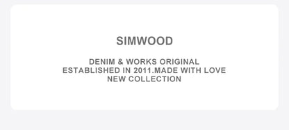 SIMWOOD 2025 Spring New loose Straight 13.5oz Fabric Washed Vintage Jeans Men Classical Plus Size Denim Trousers