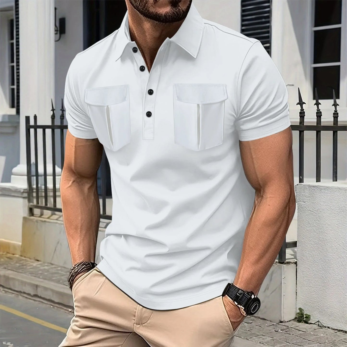Men’s Casual Polo Shirt – Simple. Modern. Essential.