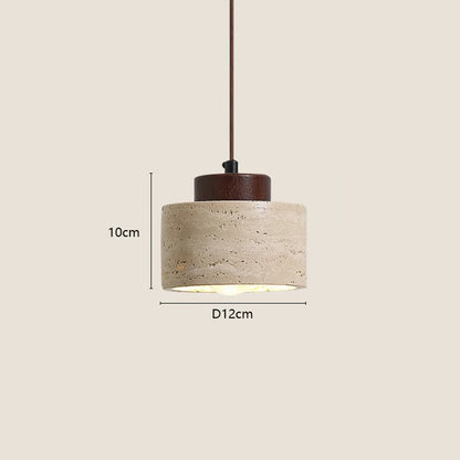 Cave Light: Wabi-Sabi Stone Pendant