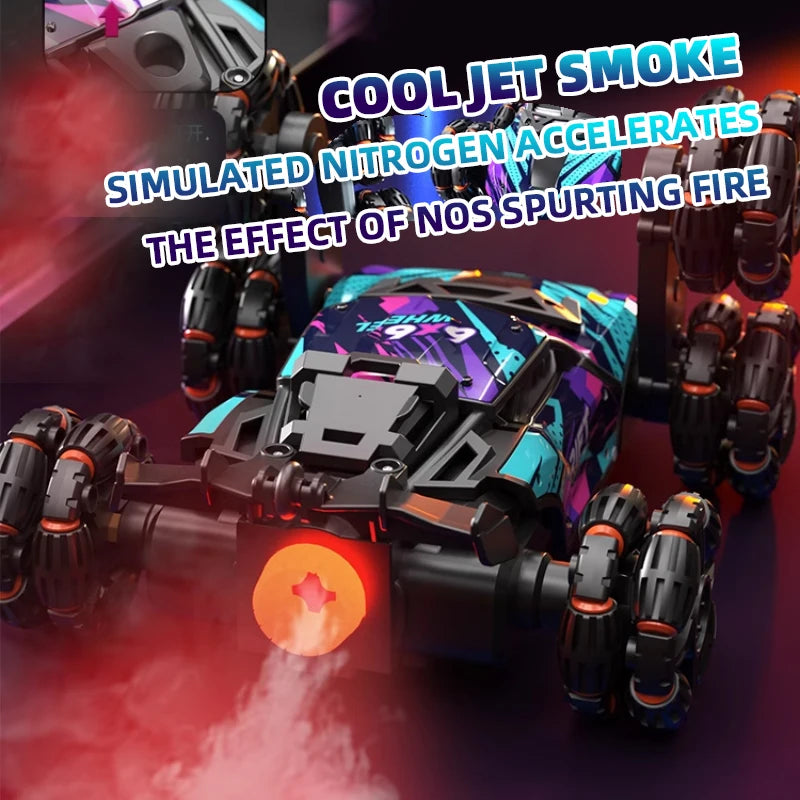 Morph-X: Six-Wheel RC Stunt Car for Ages 6–12