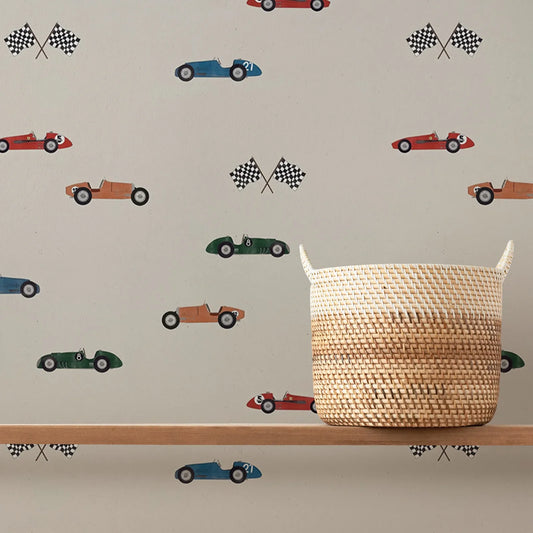 Vintage Race Cars Wallpaper