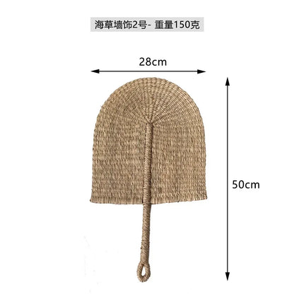 Hand-Woven Seaweed Wall Hanging