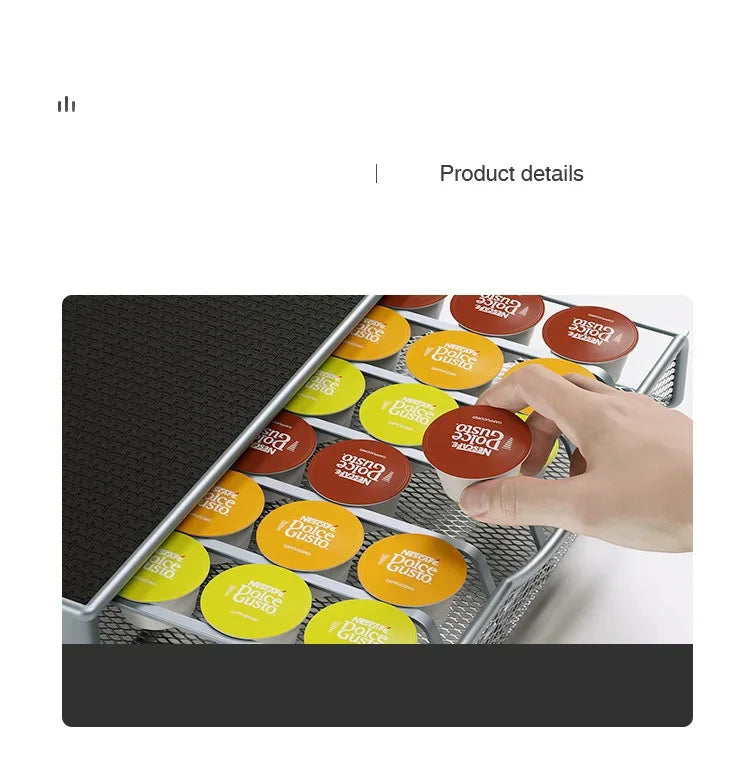 Creative Coffee Capsule Drawer Rack