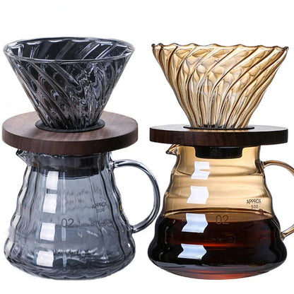 Pour Over Coffee Dripper Set (600ml)