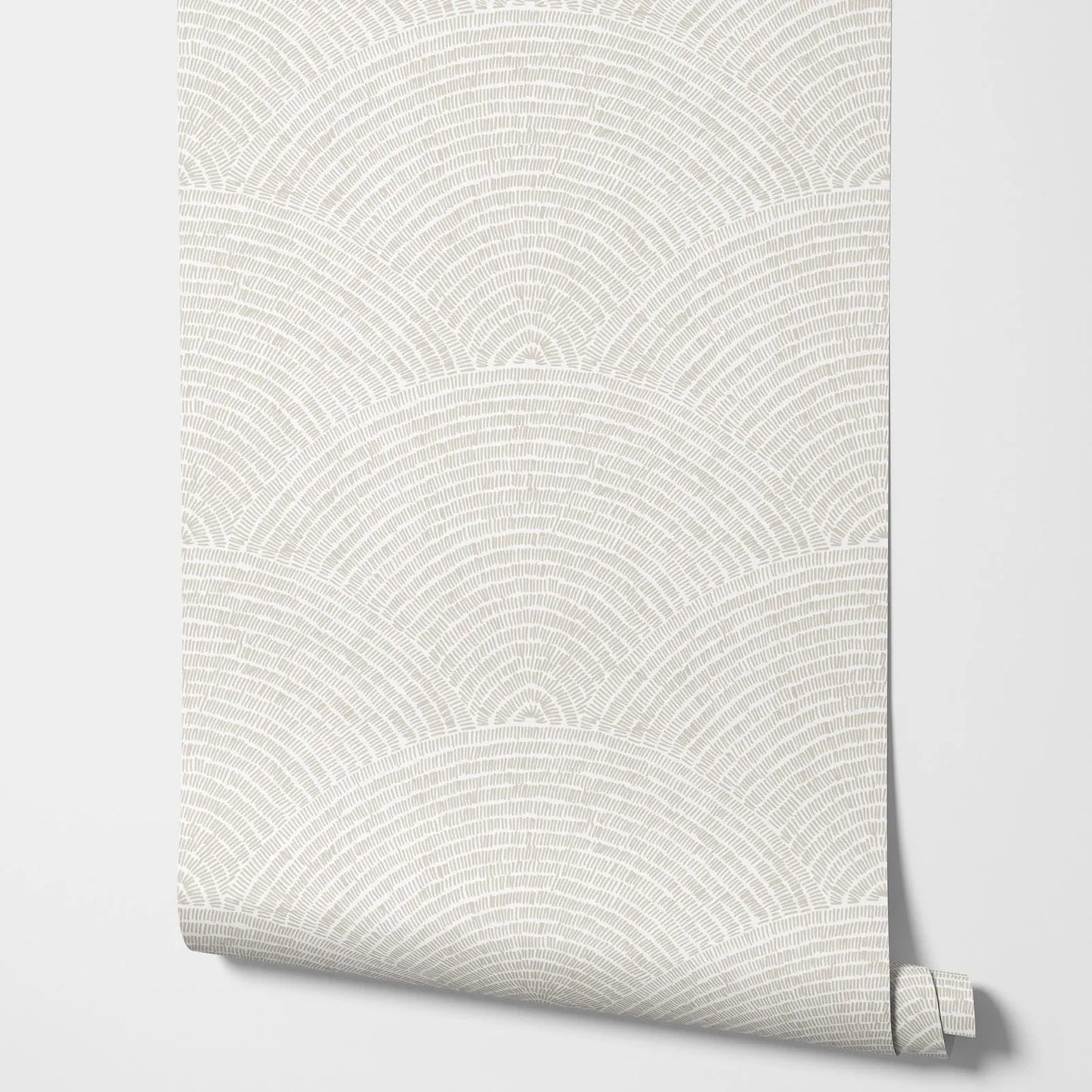 Beige Boho Abstract Wallpaper