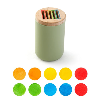 ColourMatch Bucket: Montessori Silicone Sorting Toy (Ages 1–3)