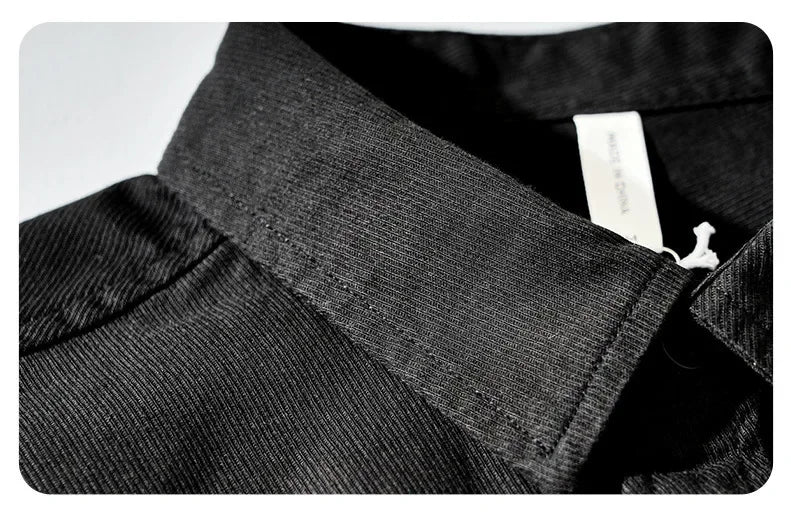 Men's Retro Workwear Shirt Jacket – Clean, Structured, Versatile