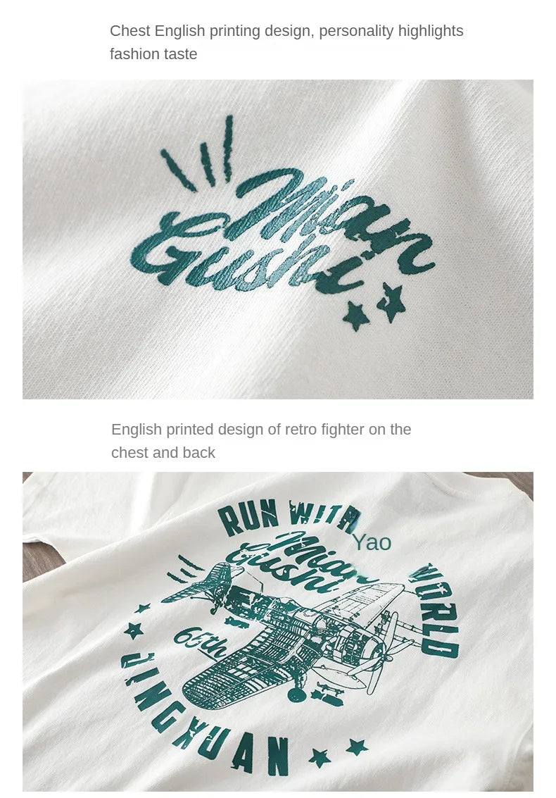 Vintage Trend Heavyweight Short-Sleeved T-Shirt: Built for the Bold