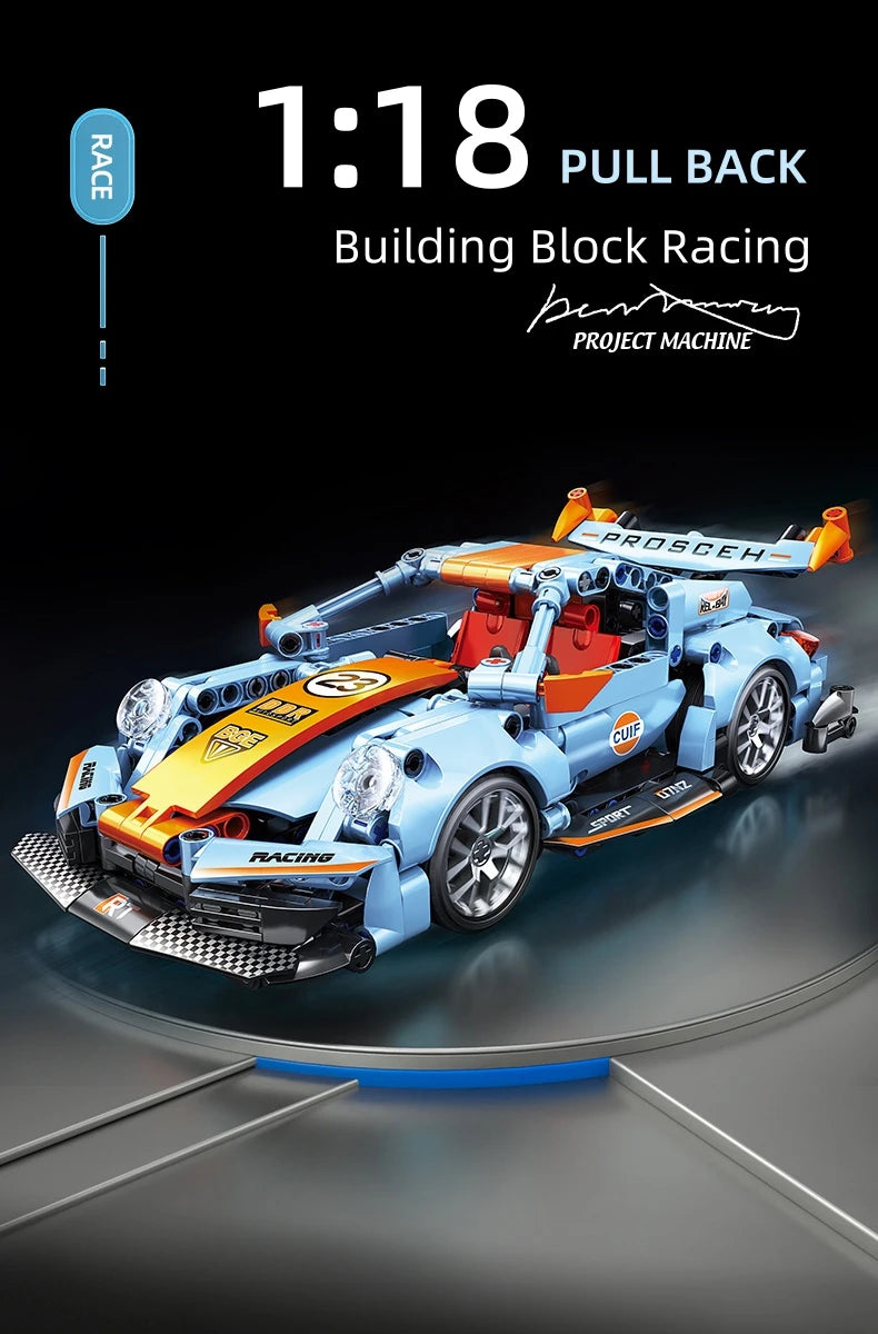 MOC Street Machine: Collector Car Building Kit (Ages 8–Adult)