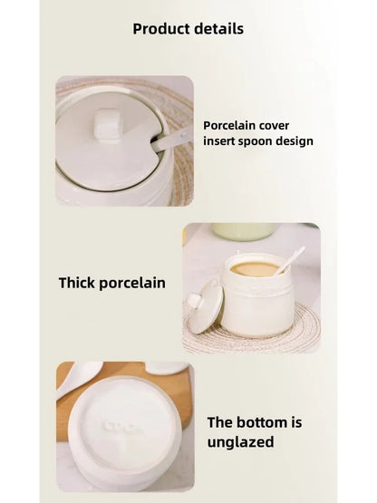 Rainbow Ceramic Spice Jar