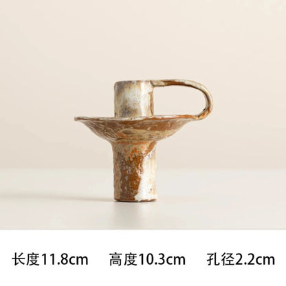 Retro Kitchen Candle Holders Party Designer Ceramic Homestay Candle Holders Decoration Living Room Home & Garden Castiçal Lszt