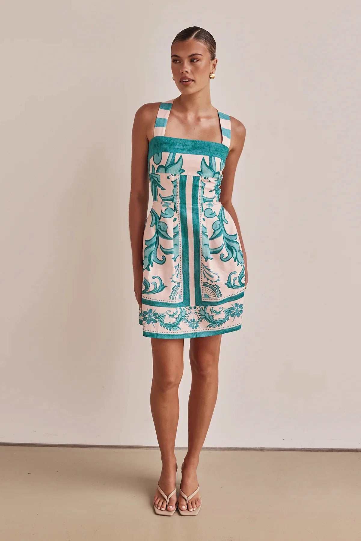 Solara – Bohemian Colourblock Vacation Dress