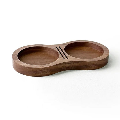Walnut Wood Coffee Tamper Mat Stand