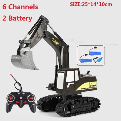 Digger Pro 1:20: 10-Channel RC Excavator (Ages 6–12)