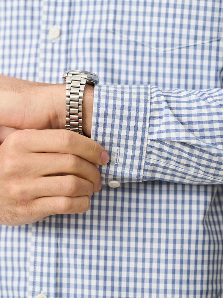 Men's Oversized Plaid Cotton Shirt – Soft Finish, Everyday Edge