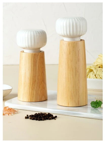 Nordic Wooden Pepper & Salt Grinder