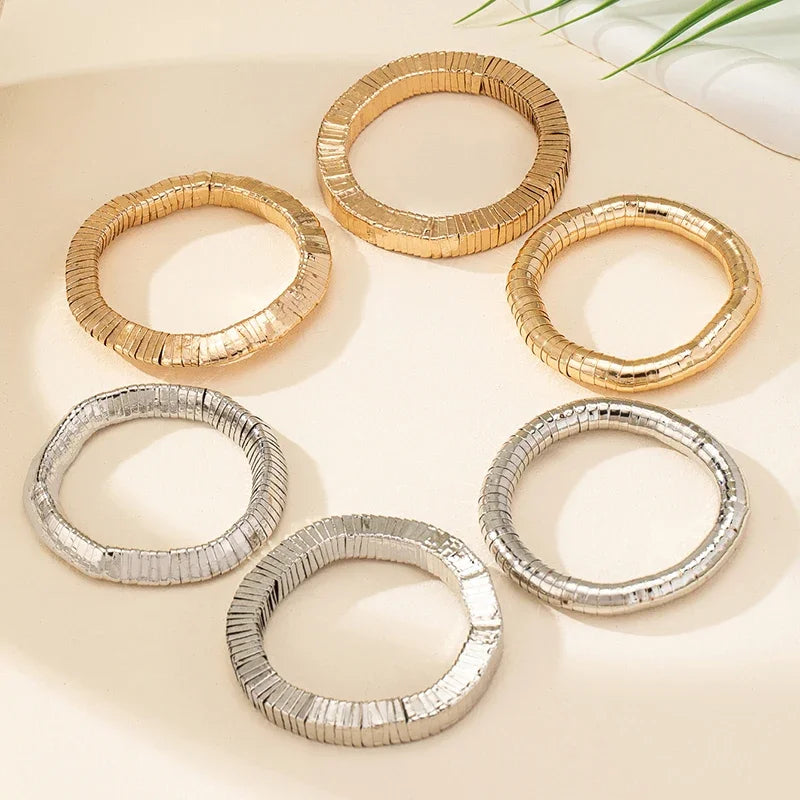 Modern Multi-Layer Stretch Bracelets