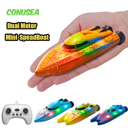 Mini Wave: 2.4G RC Speedboat (Ages 6–12)