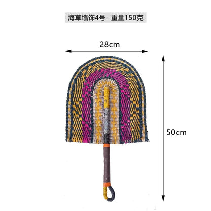 Hand-Woven Seaweed Wall Hanging