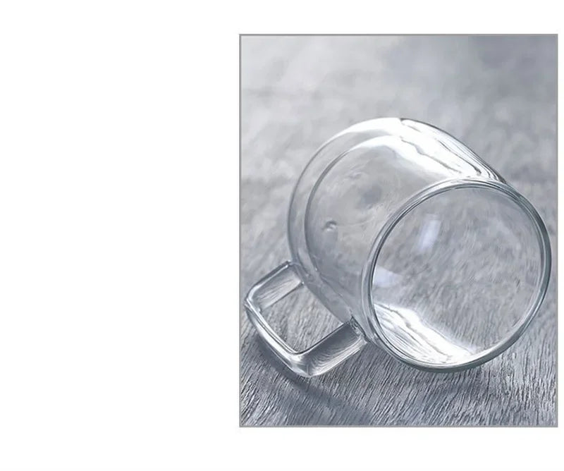 Double Wall Glass Coffee Mug