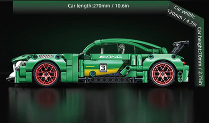 Tech Racer 456: Pull-Back Super Car Building Set (Ages 6–12)