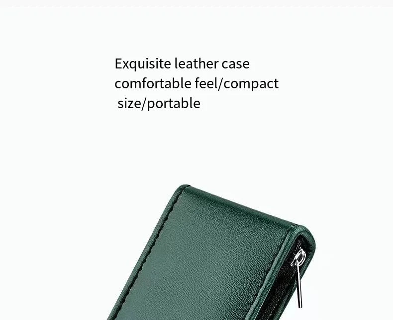 Steel Trim: Men’s 6-Piece Stainless-Steel Nail Clippers Set