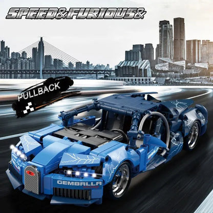 City Speed Car: 450+ Piece Racing Build Set (Ages 6–12)