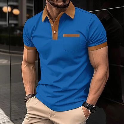 Men’s Waffle Polo Shirt – Texture Meets Simplicity