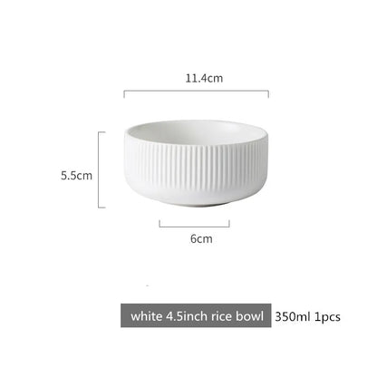 Matte Glazed Ceramic Dinnerware