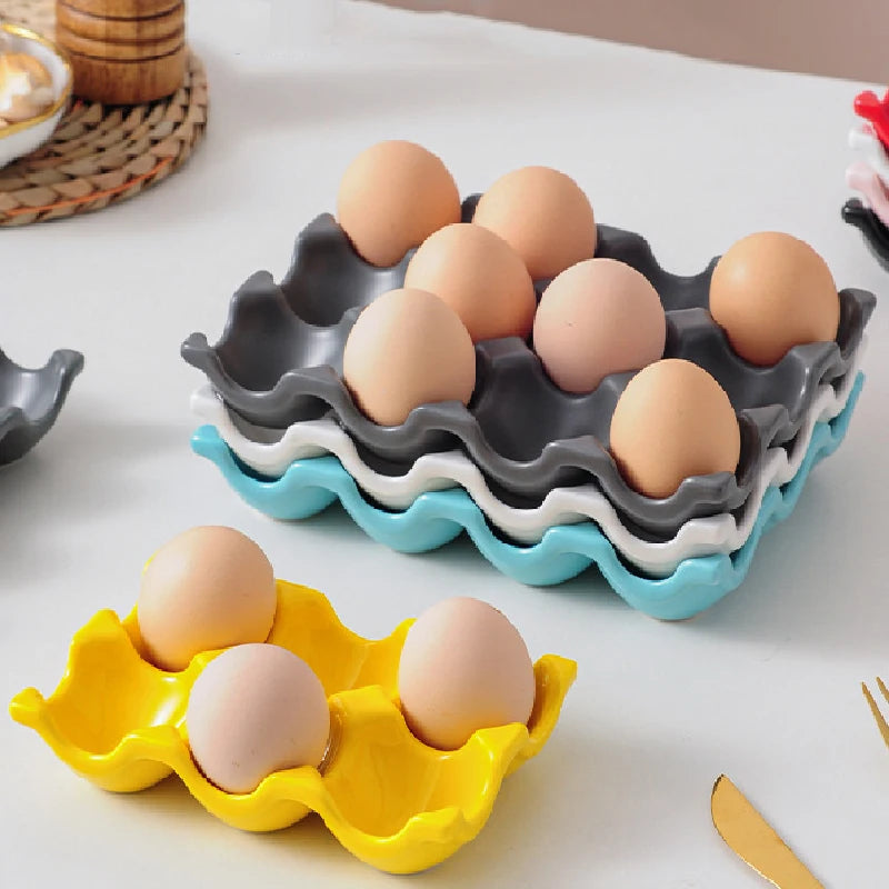 Ceramic Egg Storage Tray