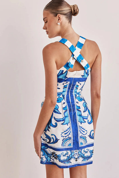 Solara – Bohemian Colourblock Vacation Dress